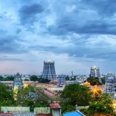 Meenakshi Amman Temple - Thirumalai Nayakkar Palace - Gandhi Memorial Museum - Alagar Kovil